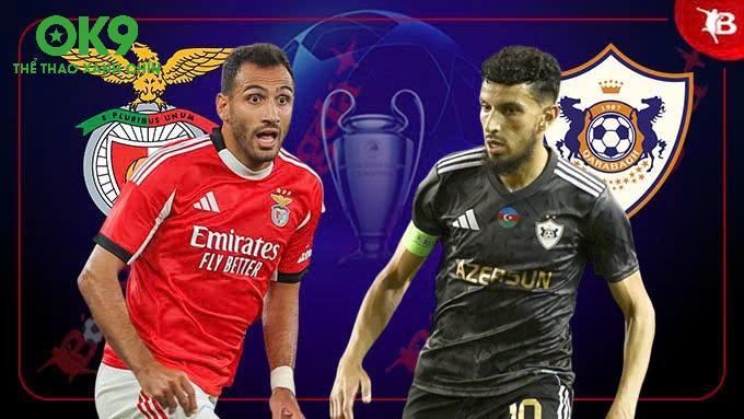 OK9 CHARITY Soi Kèo Benfica vs Qarabag – Đại Bàng Bồ Đào Nha Sẵn Sàng Thị Uy!